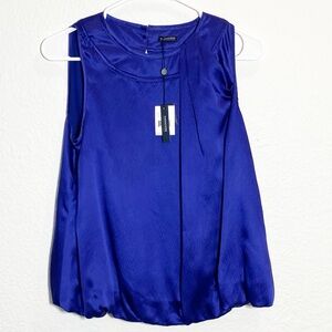 🔥Magaschoni amethyst sleeveless top Sz 4 NWT